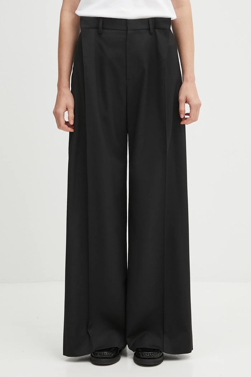 MM6 Maison Margiela trousers black color S52KA0539.M35227.900 at
