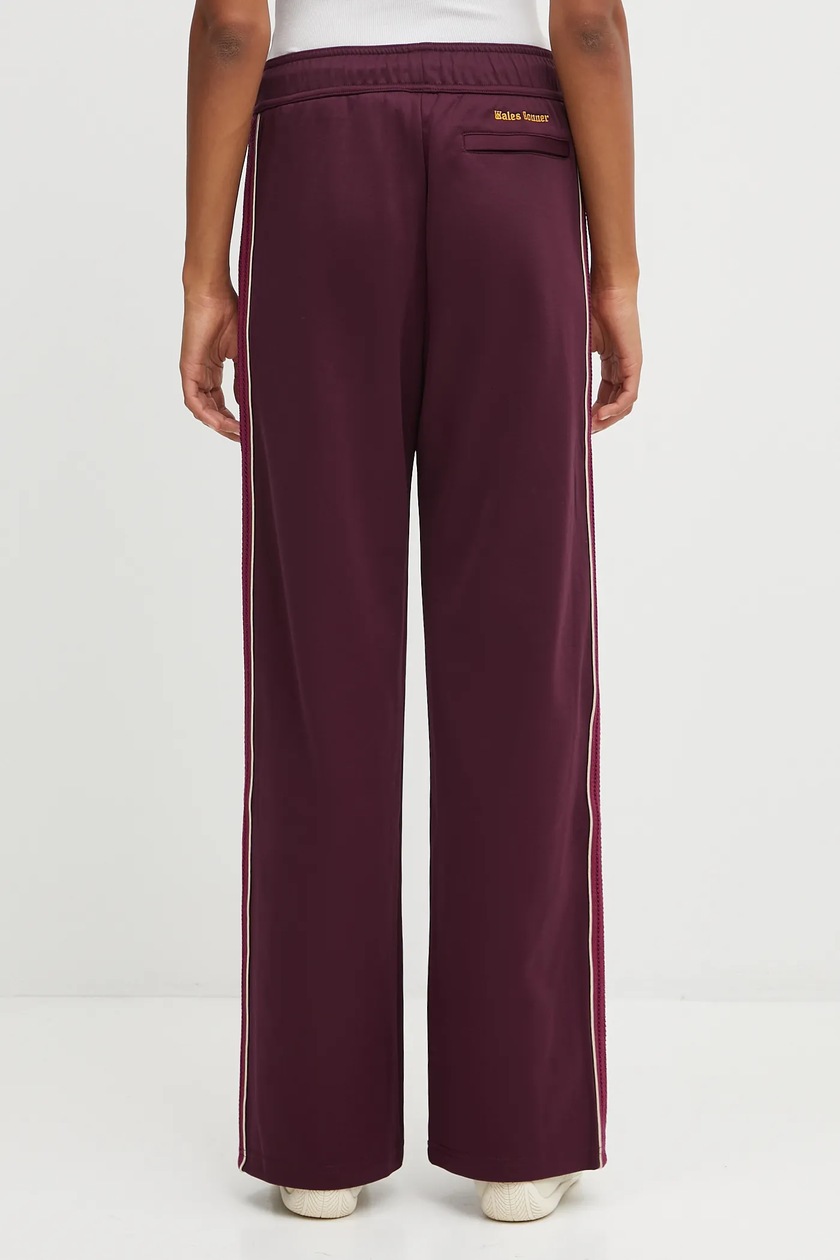 Wales Bonner joggers Mantra Track Pants maroon color with an