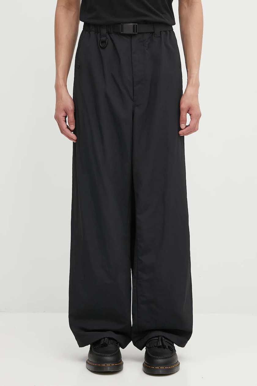 Y-3 wool blend trousers Refined Wool Track Pants black color