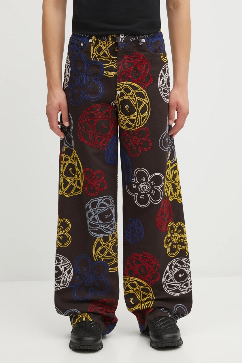 Kenzo trousers men's brown color FF55PA3659GB.90 at PRM US