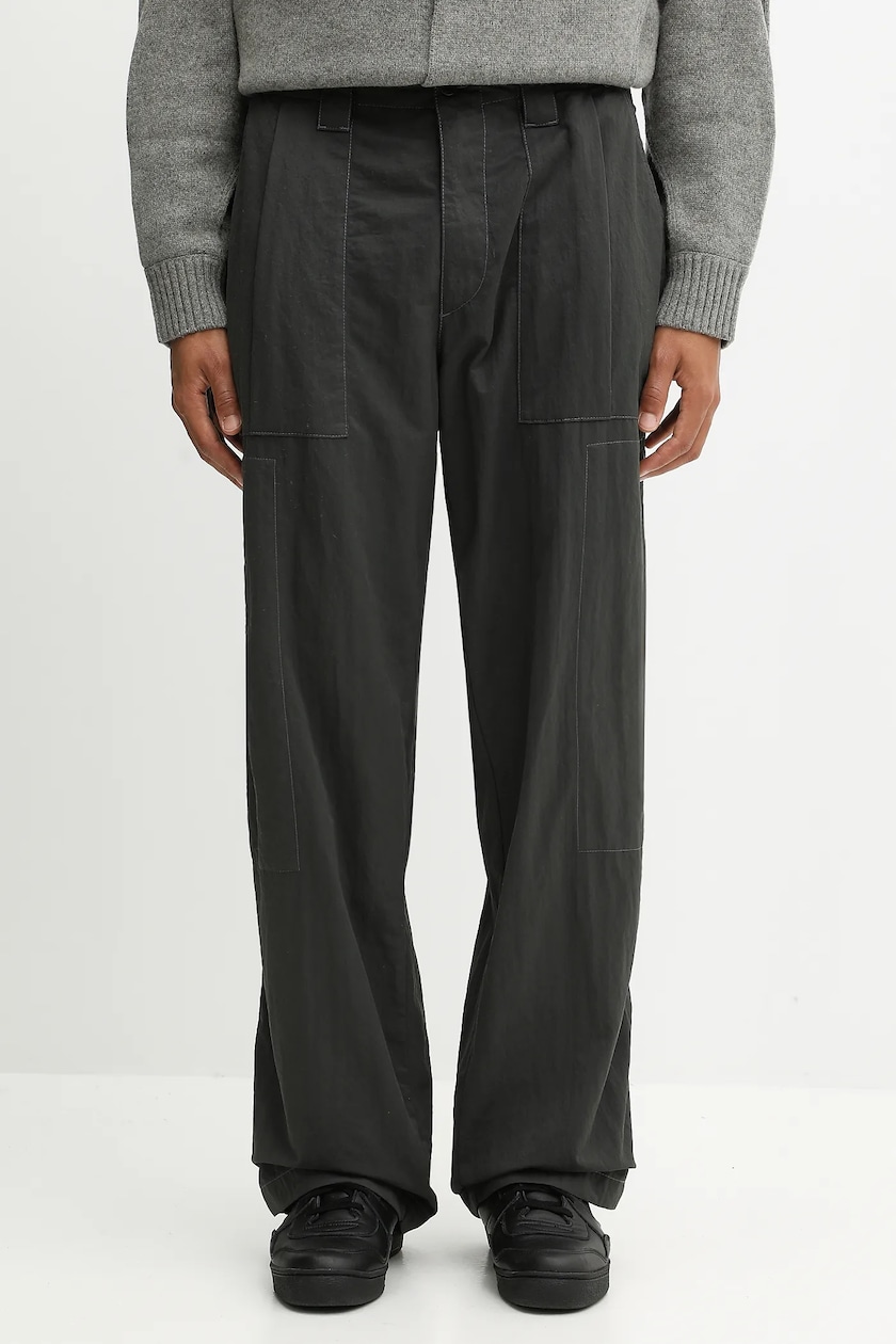 Rick Owens cotton trousers Geth Jeans gray color DU02D2351.MO at Rick Owens cotton trousers Geth Jeans gray color DU02D2351.MO at