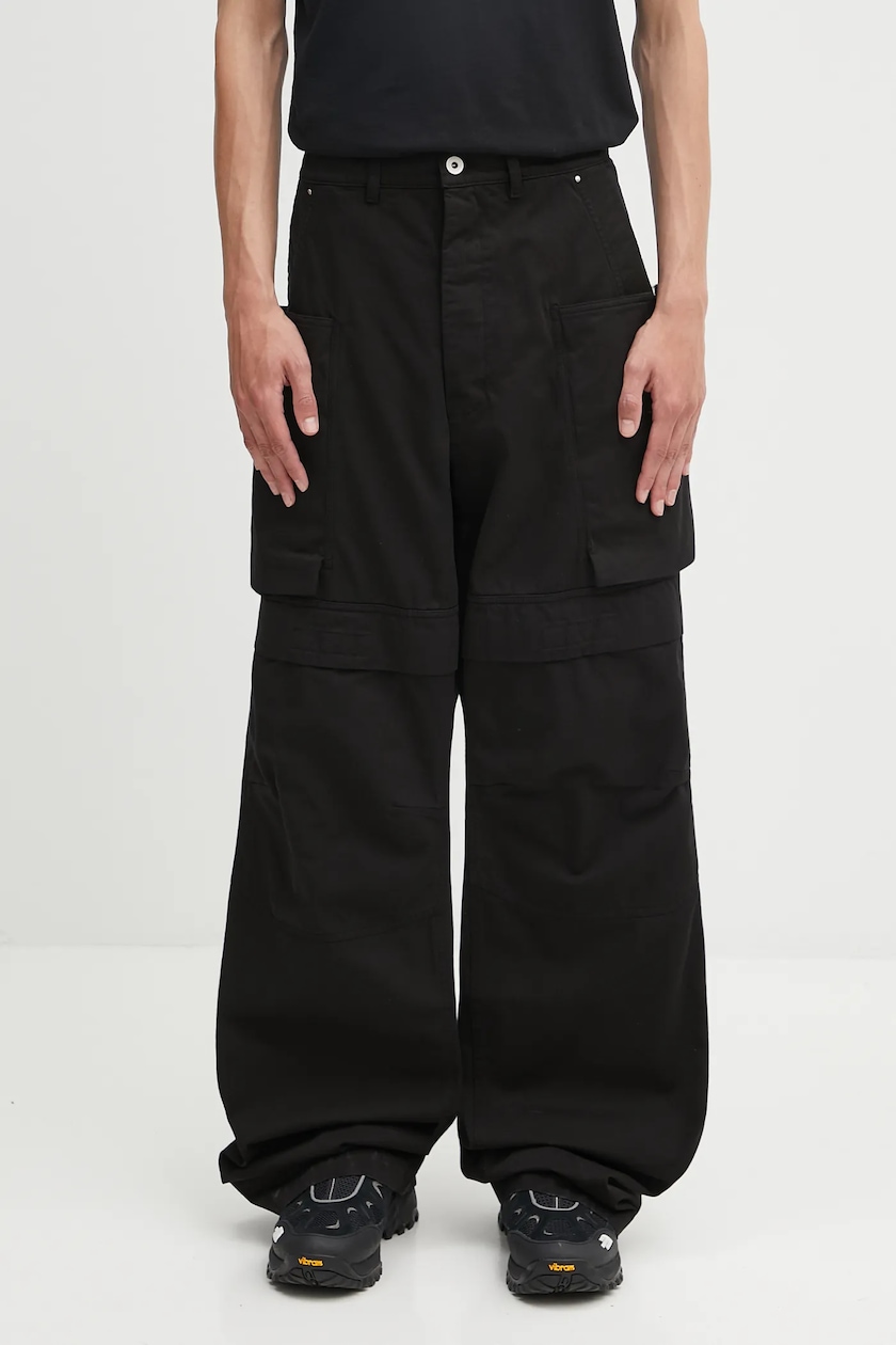Rick Owens DRKSHDW cotton trousers Stefan Cargo PRM EU Rick Owens DRKSHDW cotton trousers Stefan Cargo PRM EU