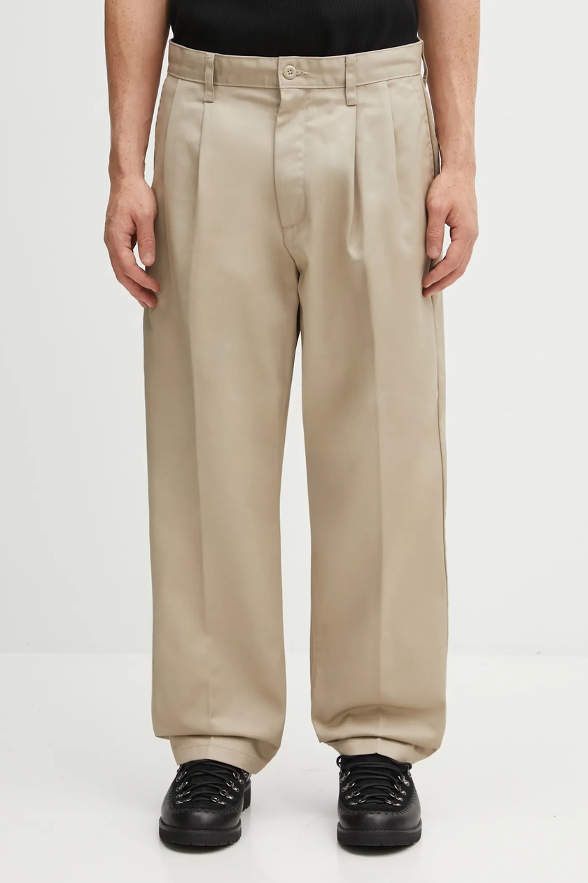 Carhartt WIP corduroy trousers Landon Pant beige color I032297