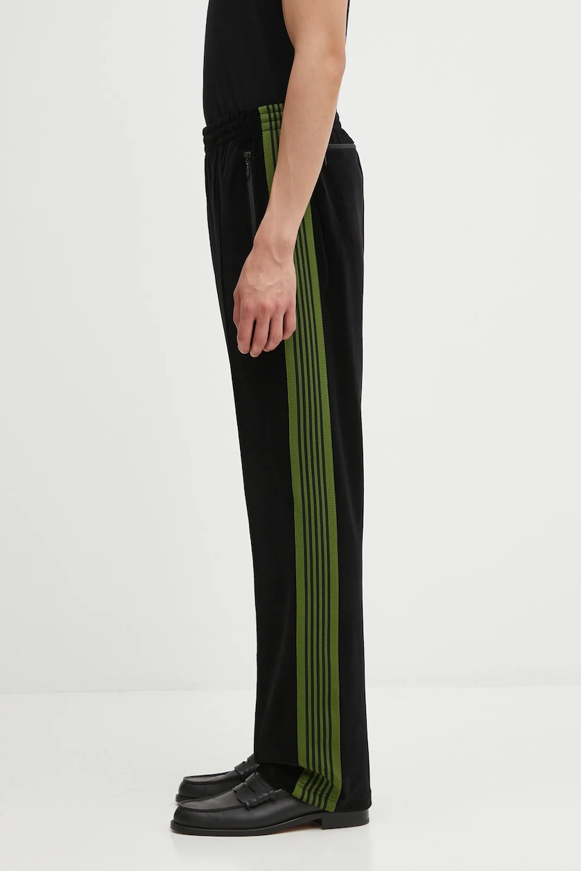Track Pants Green And Black Sweatpants Needles Joggers Narrow
