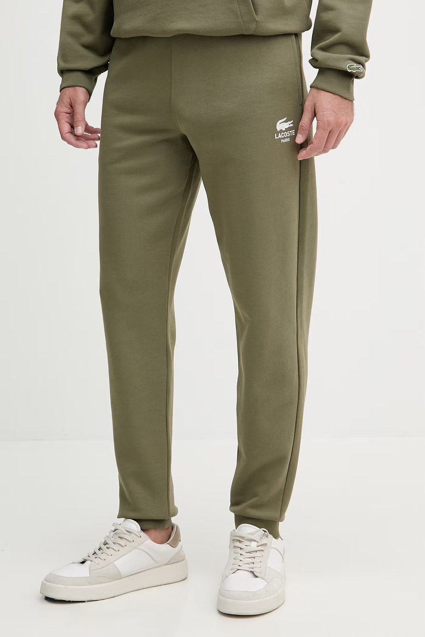 Lacoste sweatpants Men's green regular waist XH1412 at PRM US