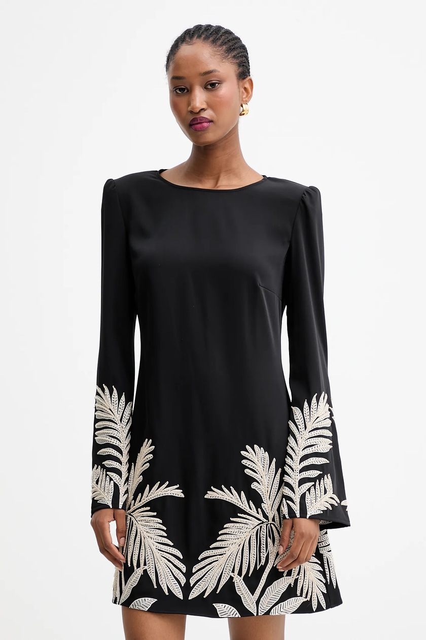 ◆あ1219◆ Guess sukienka ANGELE kolor czarny mini prosta W5YK10 WHCU2