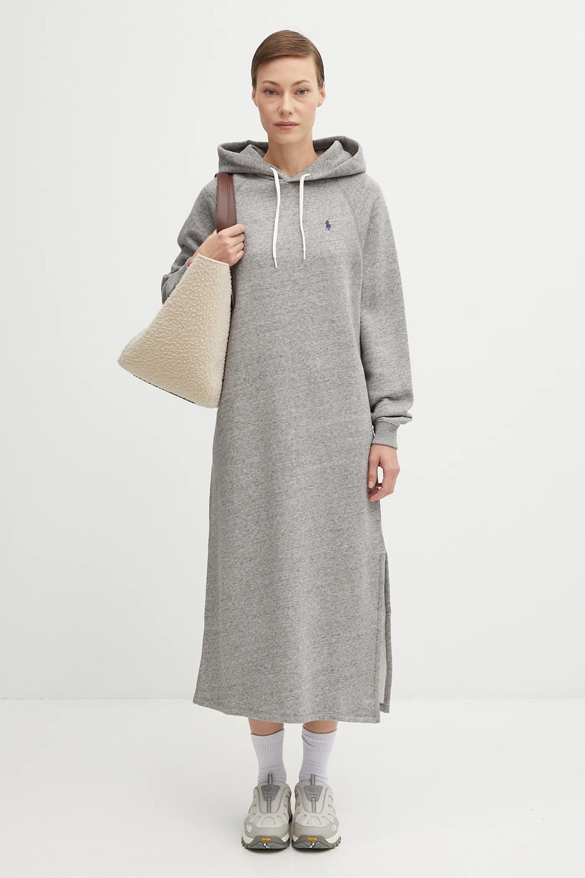 ワンピース POLO RALPH LAUREN DRESS (211972699) Polo Ralph Lauren dress Knit gray color 211972699 at PRM US