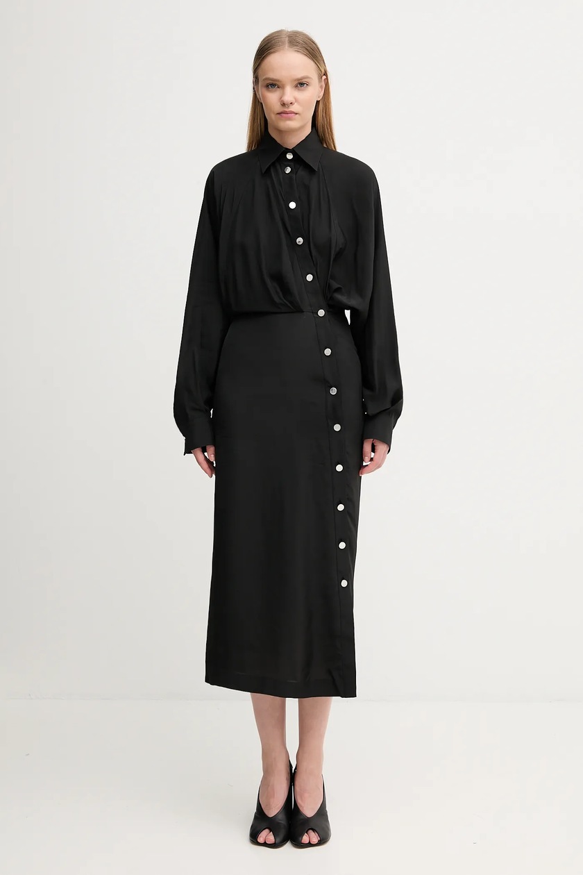 Sportmax wool dress Arabba1234 black color 2422396013600 at PRM US