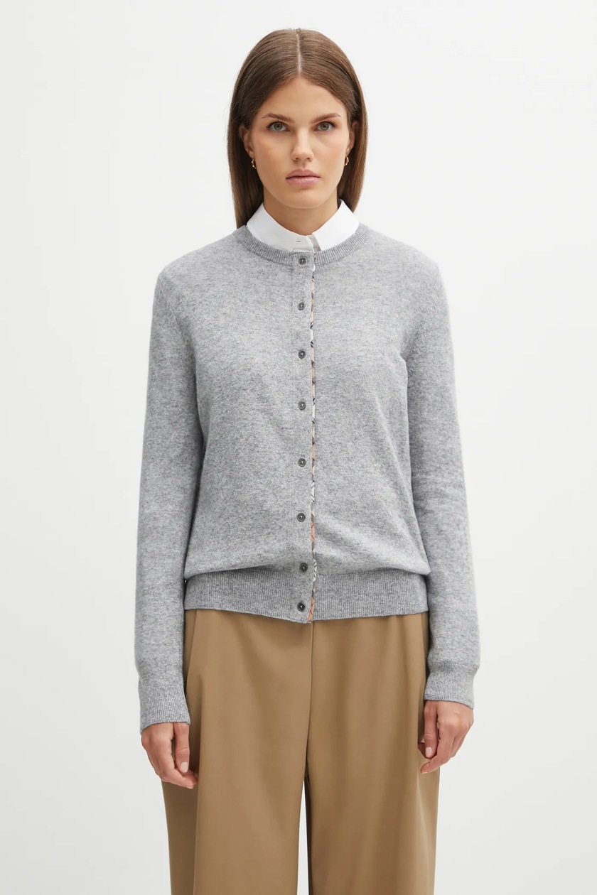 Barbour cardigan with wool blend Pendle Knitted Cardigan PRM EU