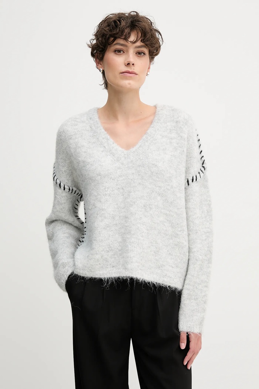 LIU JO: Cappello In Misto Lana Con Logo Con Strass Applicati - Nero