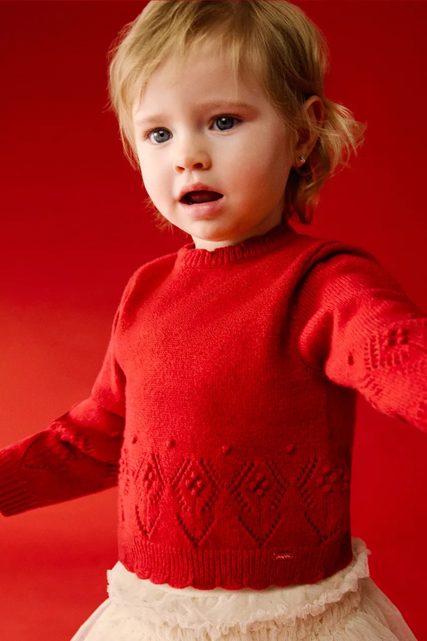 Maglione Azzurro Per Neonato Mayoral