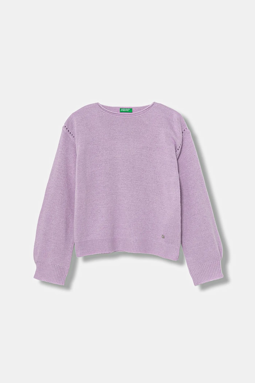 United Colors of Benetton maglione con lana per bambini