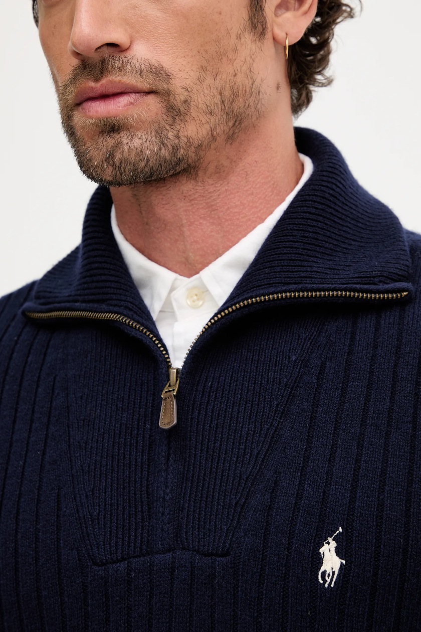 Polo Ralph Lauren wool blend jumper navy blue color 710974167 at