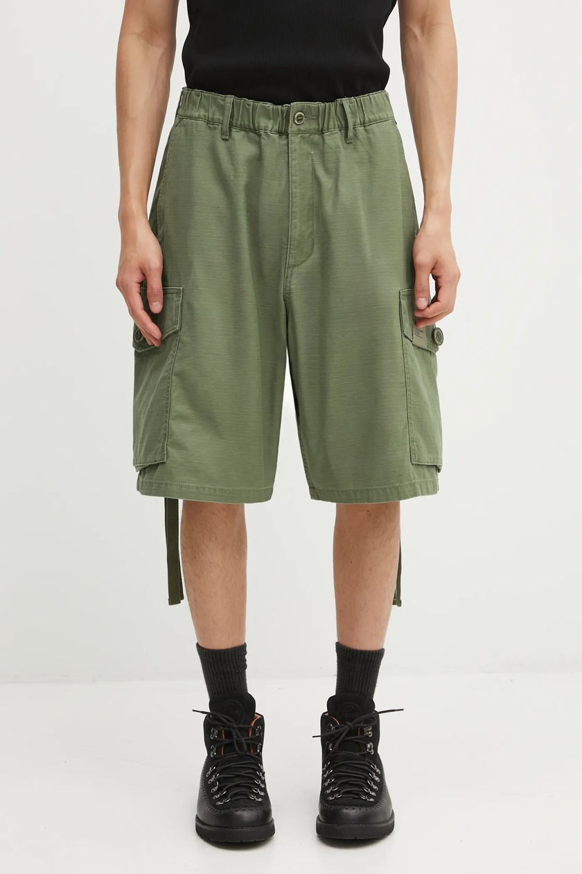 NEIGHBORHOOD shorts Multifunctional Short Pants men's green color