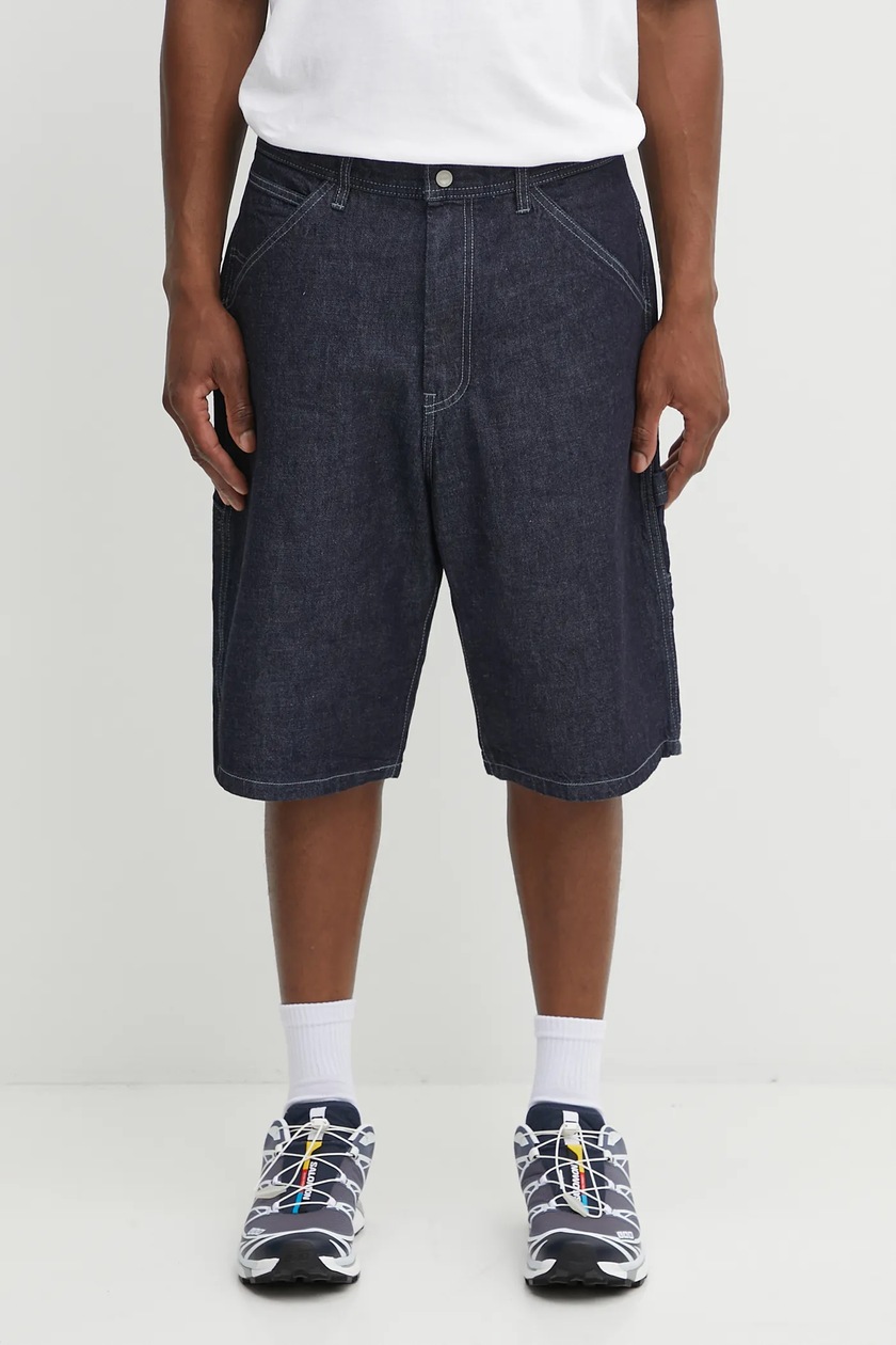 ネイバーフッド　DENIM PAINTER SHORT PANTS Mサイズ NEIGHBORHOOD denim shorts denim painter short pants blue