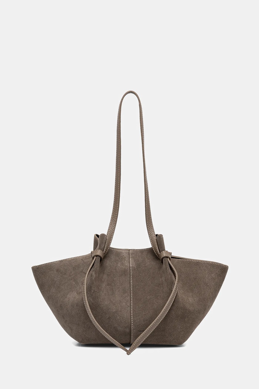 Yuzefi torebka zamszowa MOCHI kolor beżowy YUZRS25-HB-MO-S018