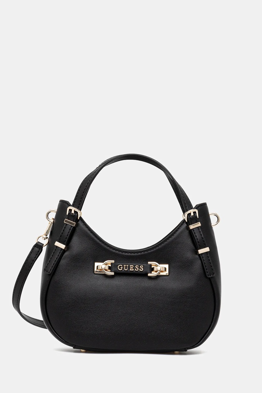Guess poșetă LEFIA culoarea negru, HWBG96 44050 | ANSWEAR.ro