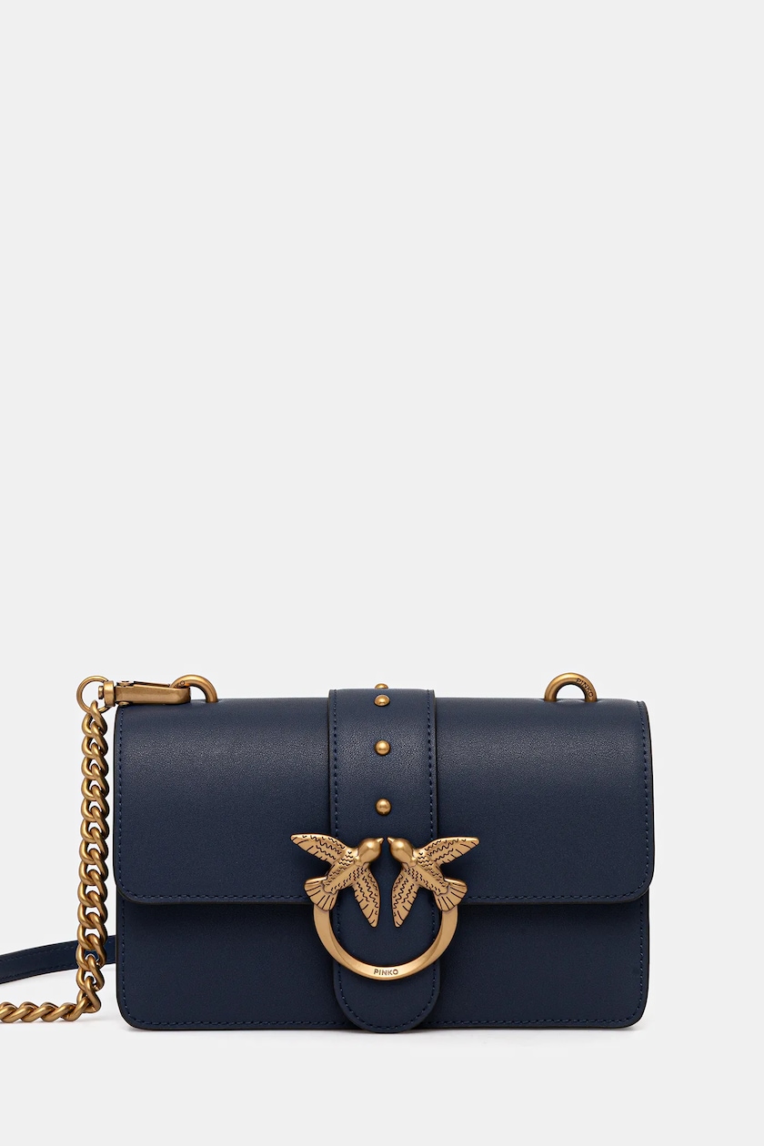 Pinko torebka jeansowa kolor niebieski 100067 A1LD | Answear.com Pinko torebka jeansowa kolor niebieski 100067 A1LD | Answear.com