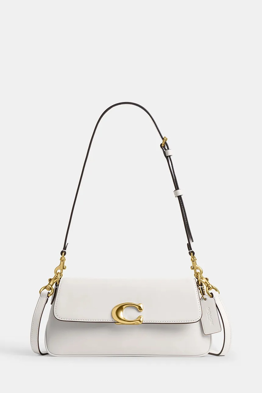 Кожаная сумочка Coach Mila Crossbody Bag With Signature Canvas