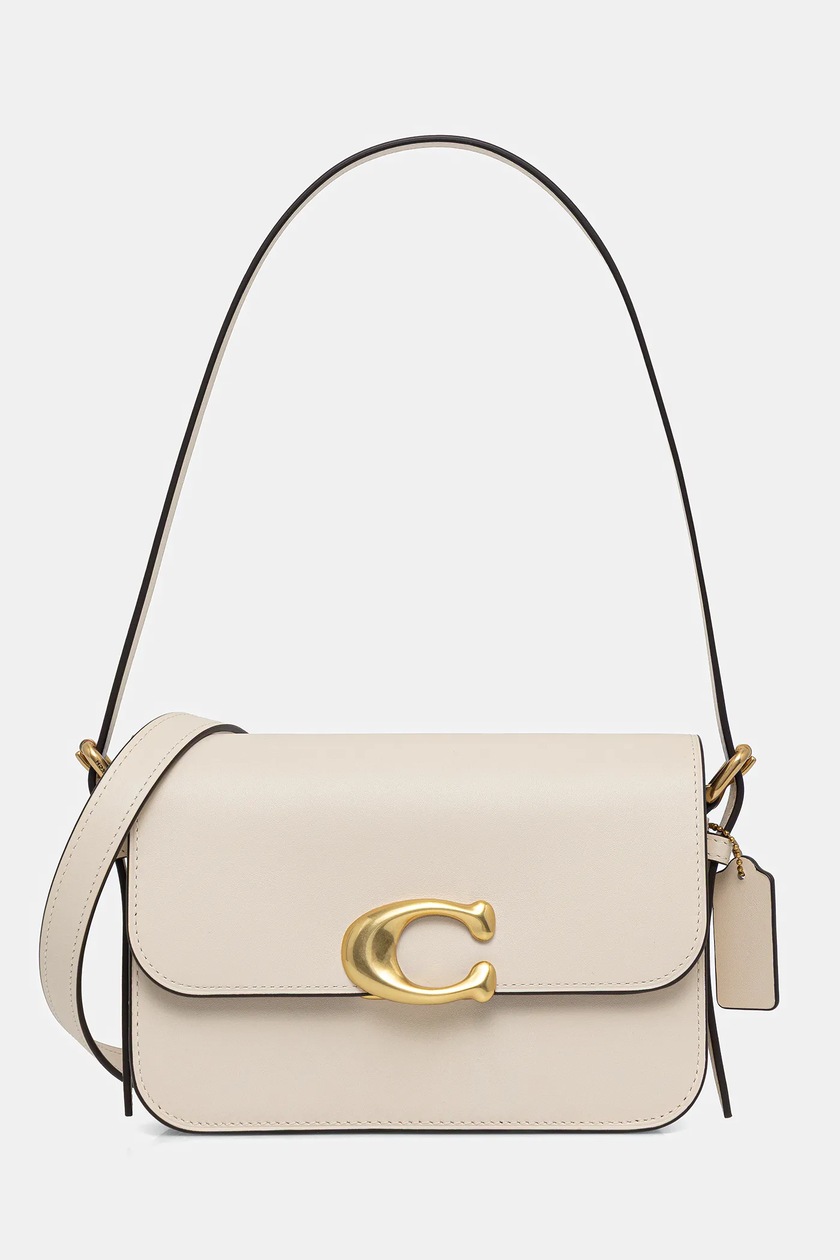 Coach borsa a mano in pelle colore beige CAM17 PRM IT