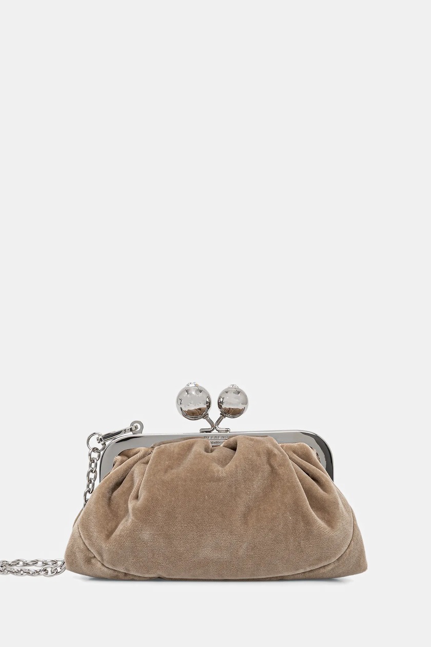 Weekend Max Mara torebka skórzana TUNDRA kolor brązowy