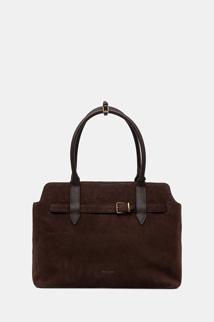 Marc O'Polo borsa in pelle scamosciata - Main Image