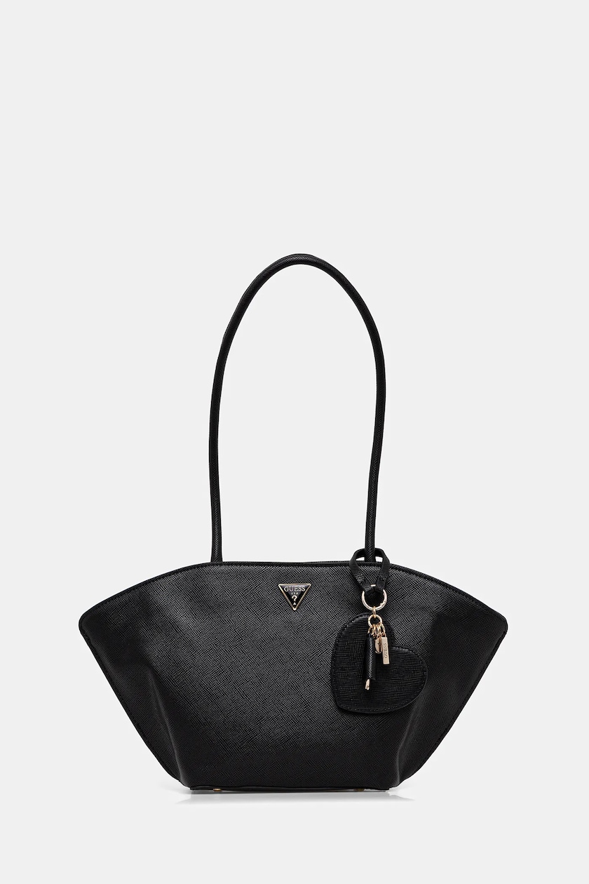 Guess poșetă BRENTON culoarea negru, HWPG96 48230 | ANSWEAR.ro