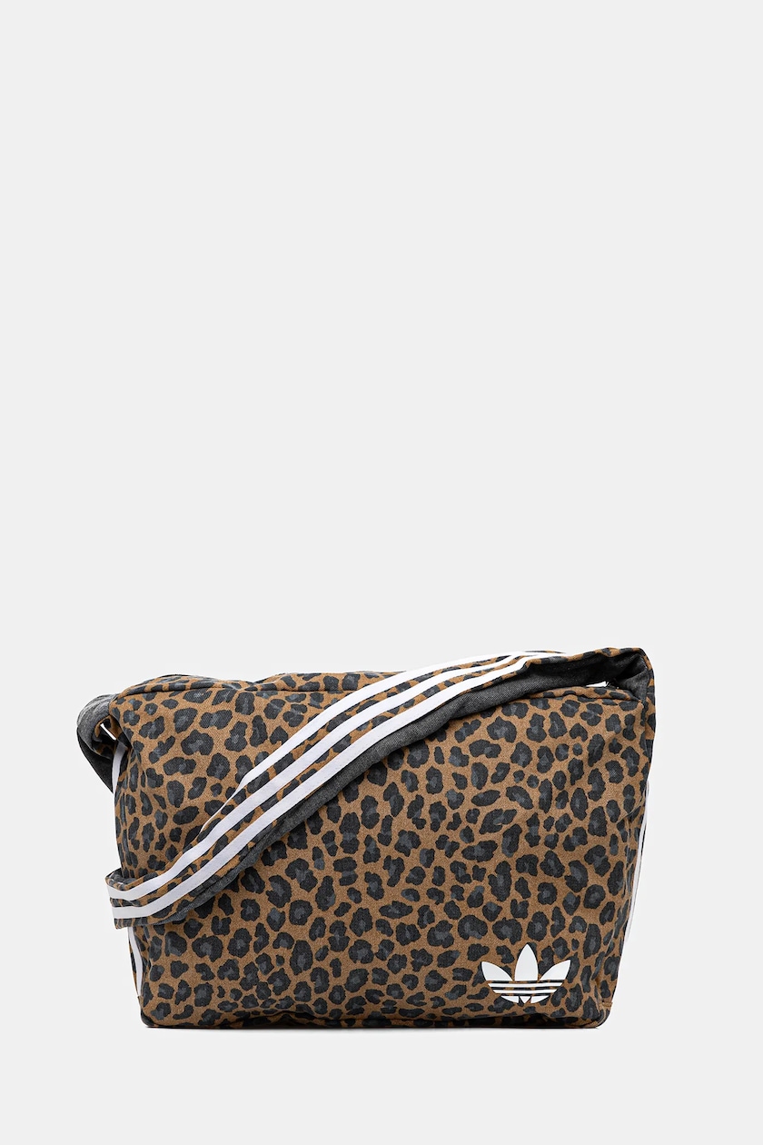 Хлопковая сумка adidas Originals Leo L Bag цвет бежевый JX3200 Хлопковая сумка adidas Originals Leo L Bag цвет бежевый JX3200