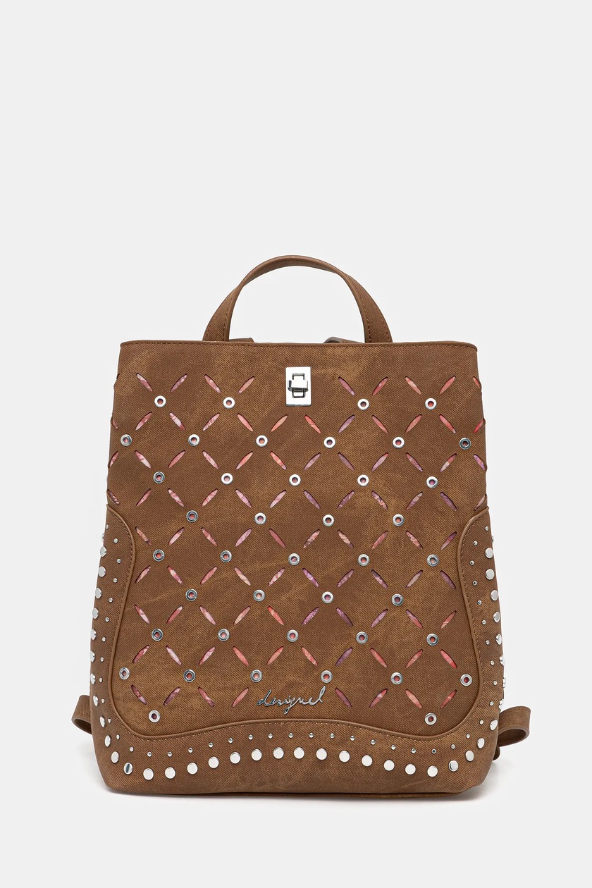 Desigual rucsac GOODALL SUMY MINI femei, culoarea negru, mic, cu