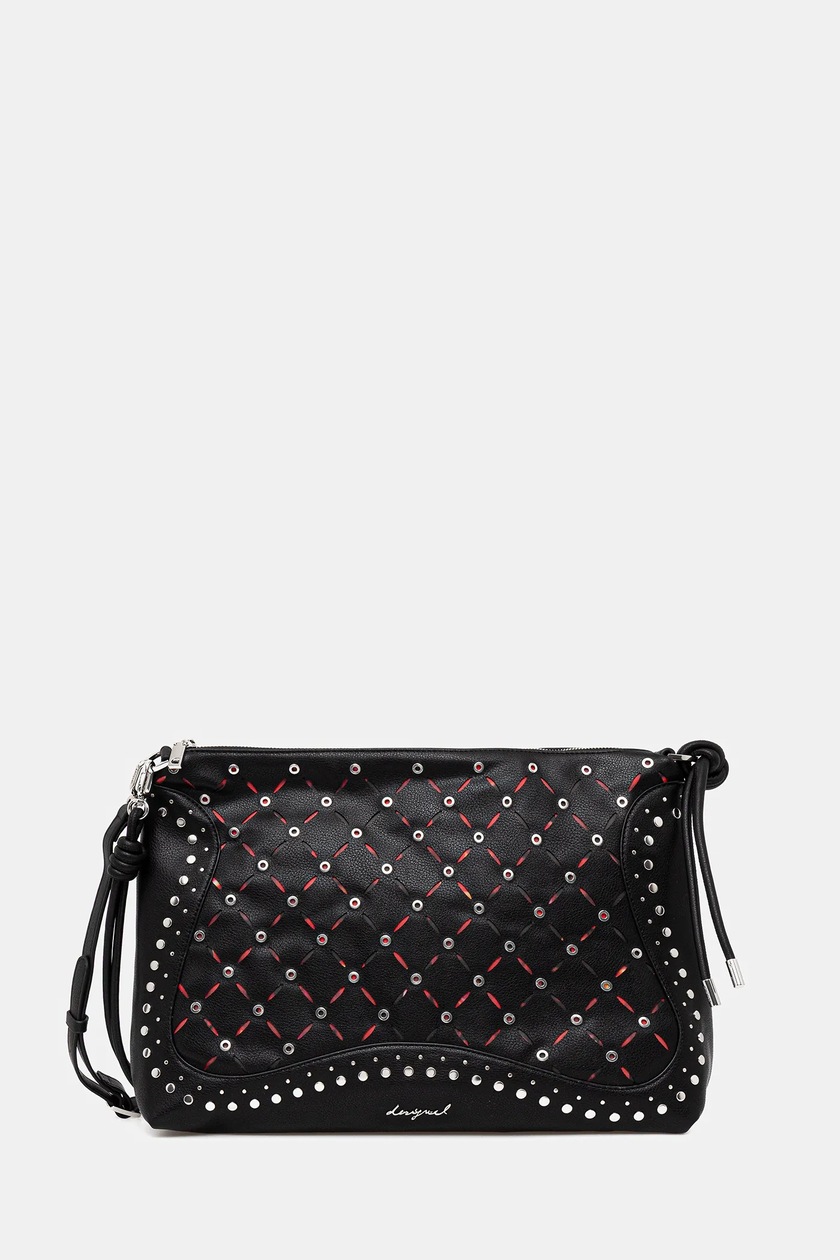 Desigual poseta HALF VENECIA 3.0 BLAC culoarea negru, 25SAXPBK