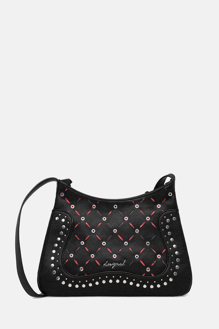 Desigual poseta HALF VENECIA 3.0 BLAC culoarea negru, 25SAXPBK