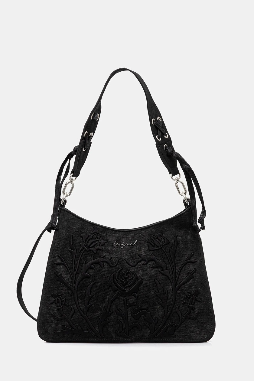 Desigual torebka KELLER GALES LONG kolor czarny 24WAXP17