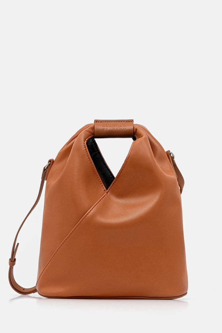 バッグ MM6 Maison Margiela LEATHER HAND BAG MM6 Maison Margiela - Japanese vegan leather hand bag black