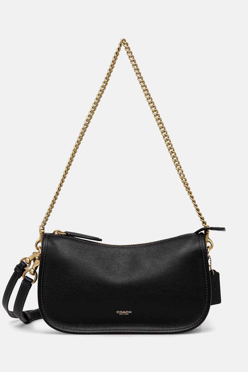 Coach geantă crossbody pentru femei, din piele Tabby 26 neagră