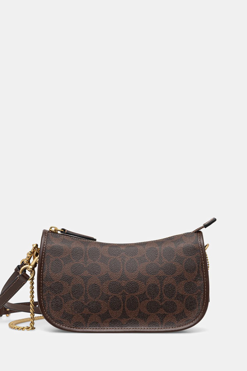 Coach poșetă de piele Tabby Shoulder Bag 20 culoarea maro CM546