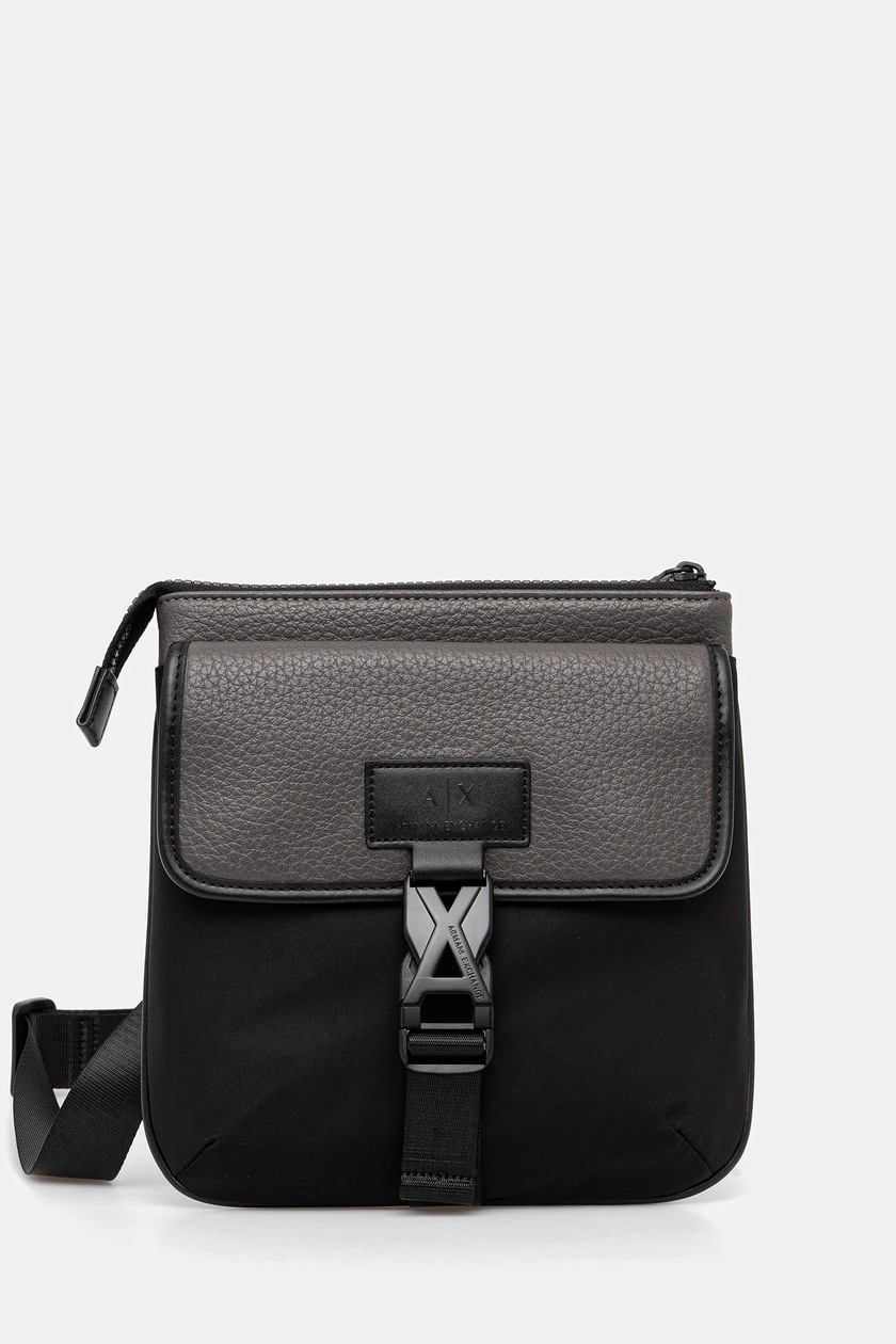 Torbica za okoli pasu Armani Exchange siva barva, XM002001 AF17207 - Main Image