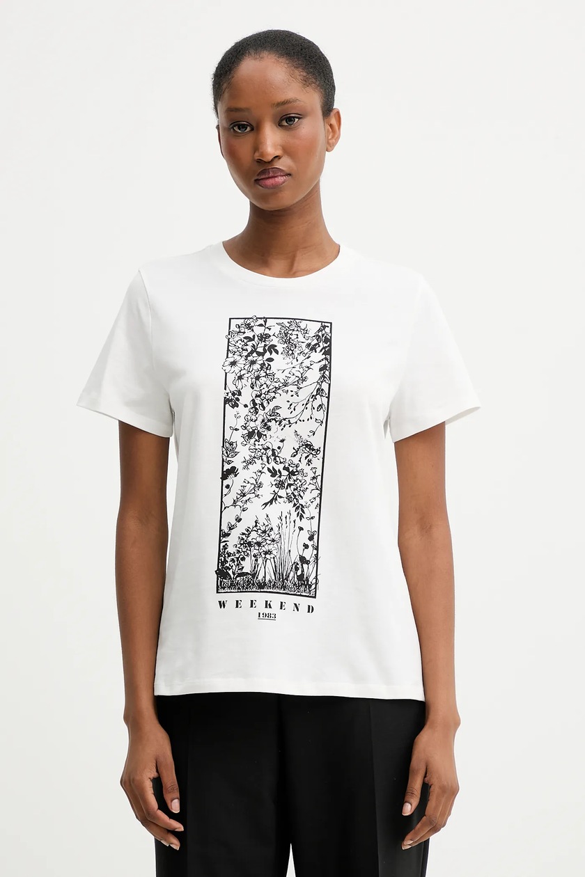 Weekend Max Mara t-shirt in cotone GUGLIA | ANSWEAR.it