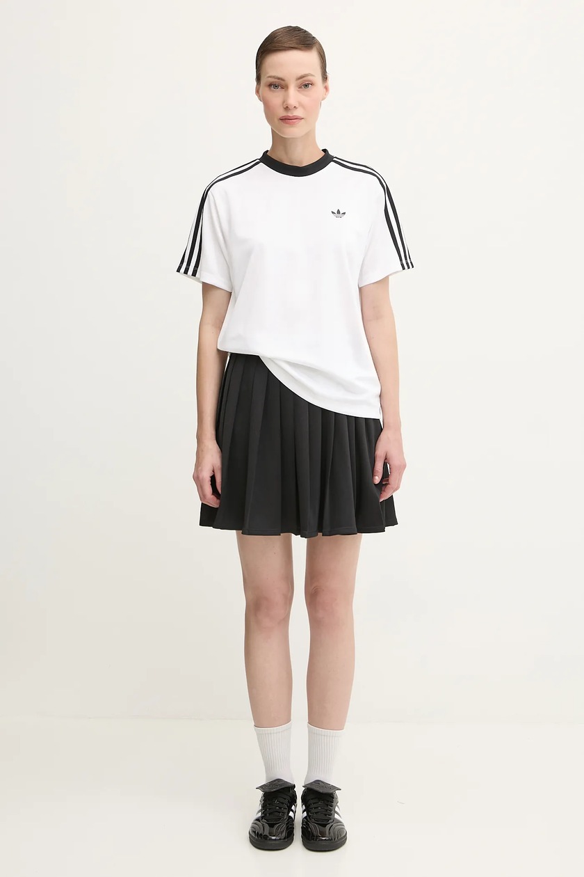 adidas Originals t-shirt Jacquard Tee white color JV9647 at PRM US