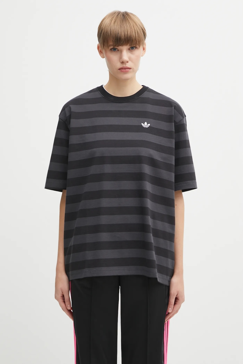 adidas Originals t-shirt Neuclassics women's black color adidas Originals t-shirt Neuclassics women's black color