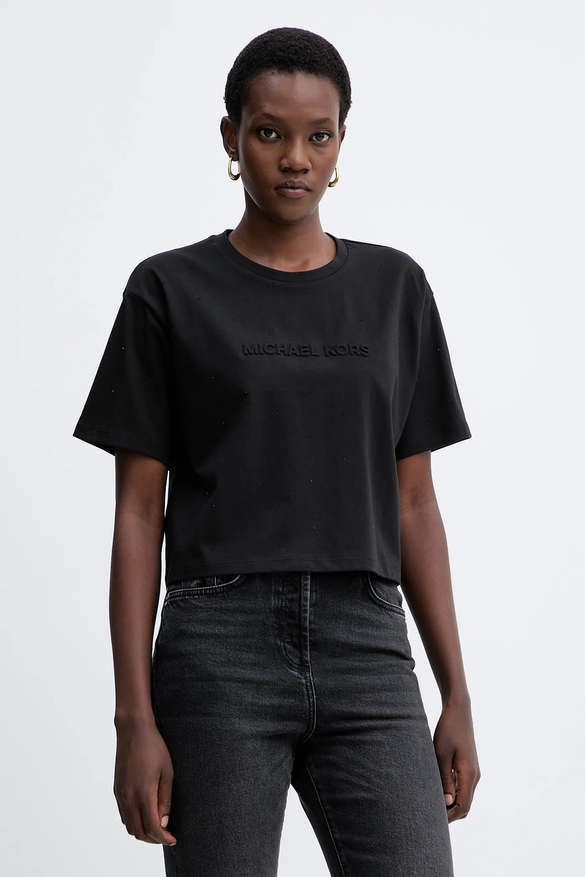 MI・TA・RI MICHAEL Michael Kors t-shirt damski kolor czarny MF561EKK0K