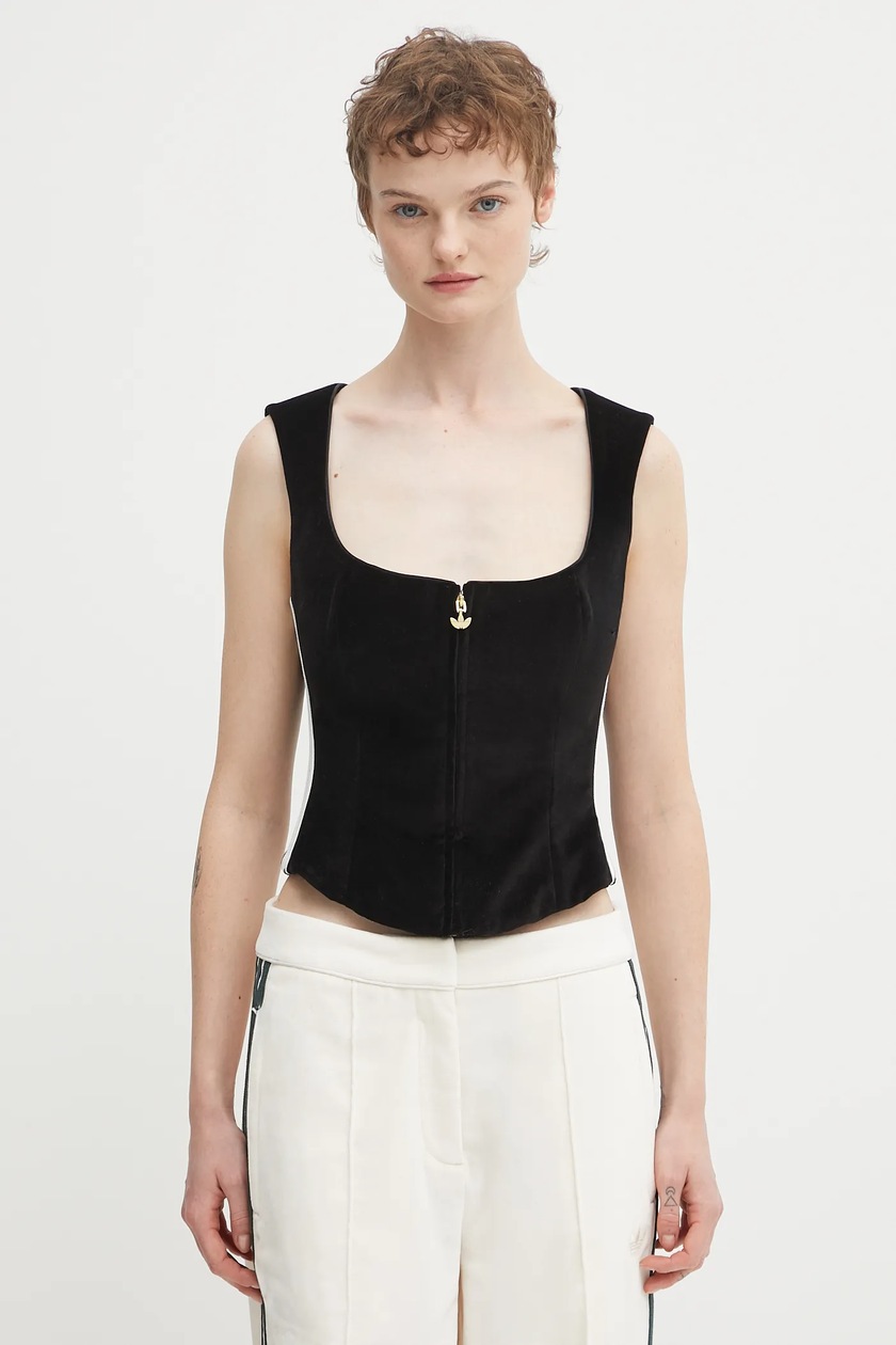 adidas Originals top in velluto Velvet | ANSWEAR.it