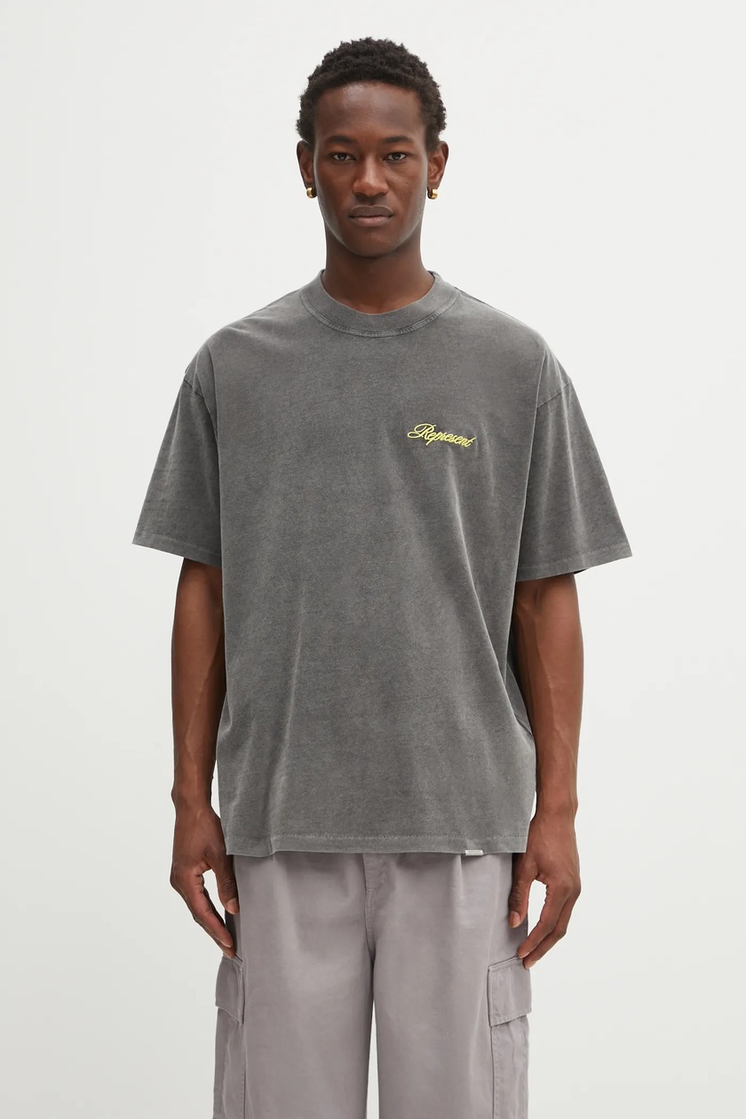 thisisneverthat cotton T-shirt T-Logo Tee gray color at PRM US