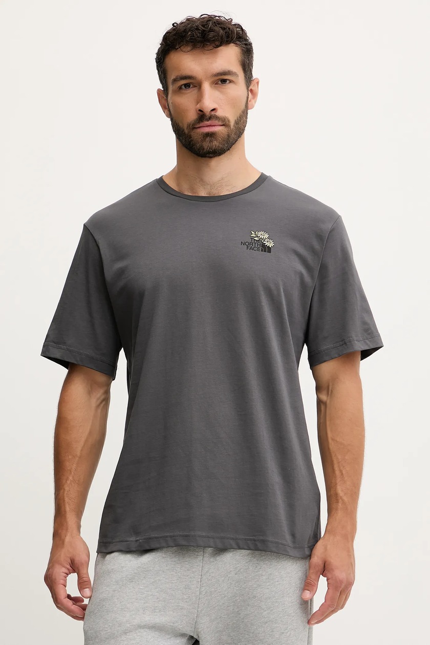 The North Face t-shirt bawełniany Flower Dome męski kolor