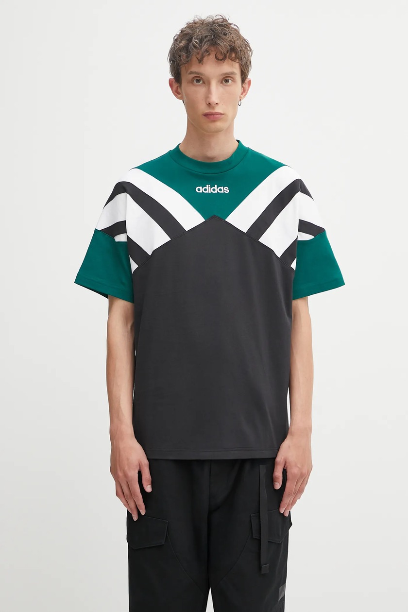 adidas Originals cotton t-shirt Cutline Tee black color