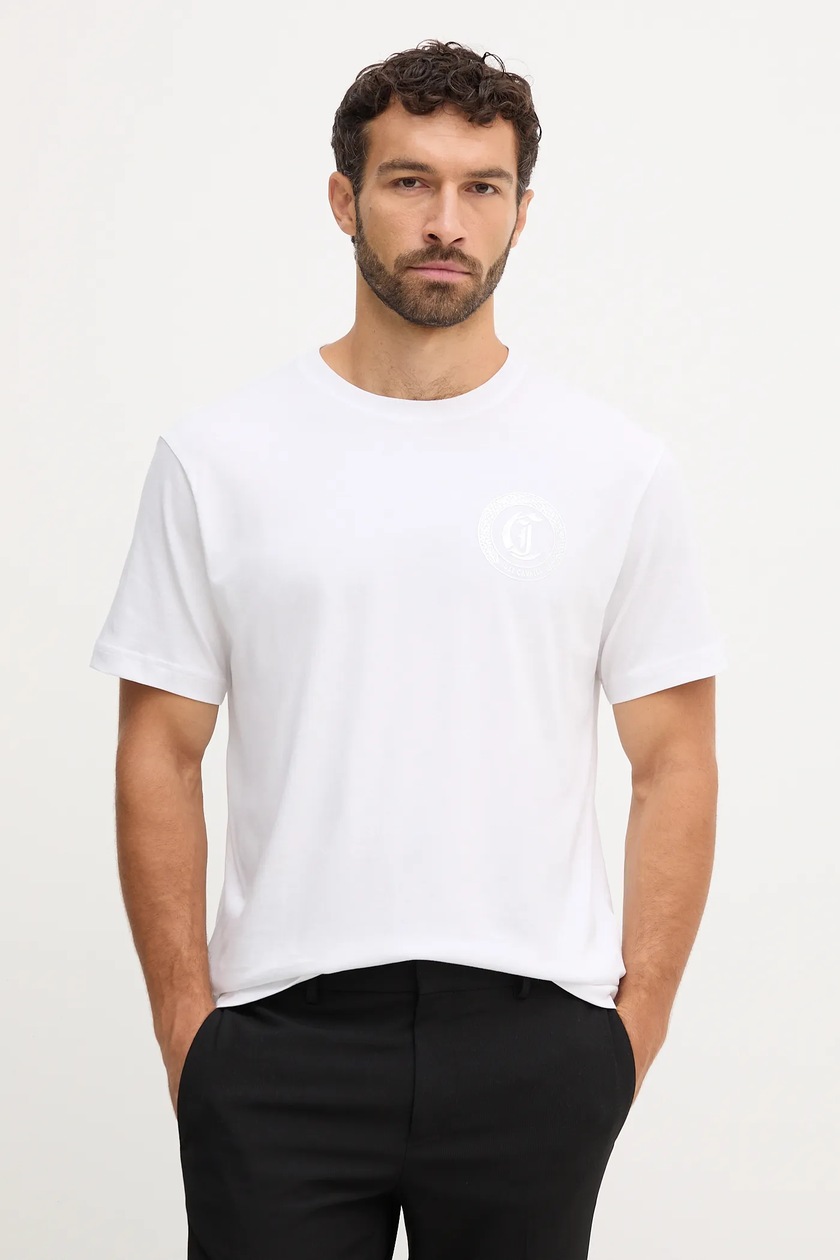 Tシャツ・カットソー JUST CAVALLI Men T-shirt White 78OAHT10CJ500 004 Tシャツ・カットソー JUST CAVALLI Men T-shirt White