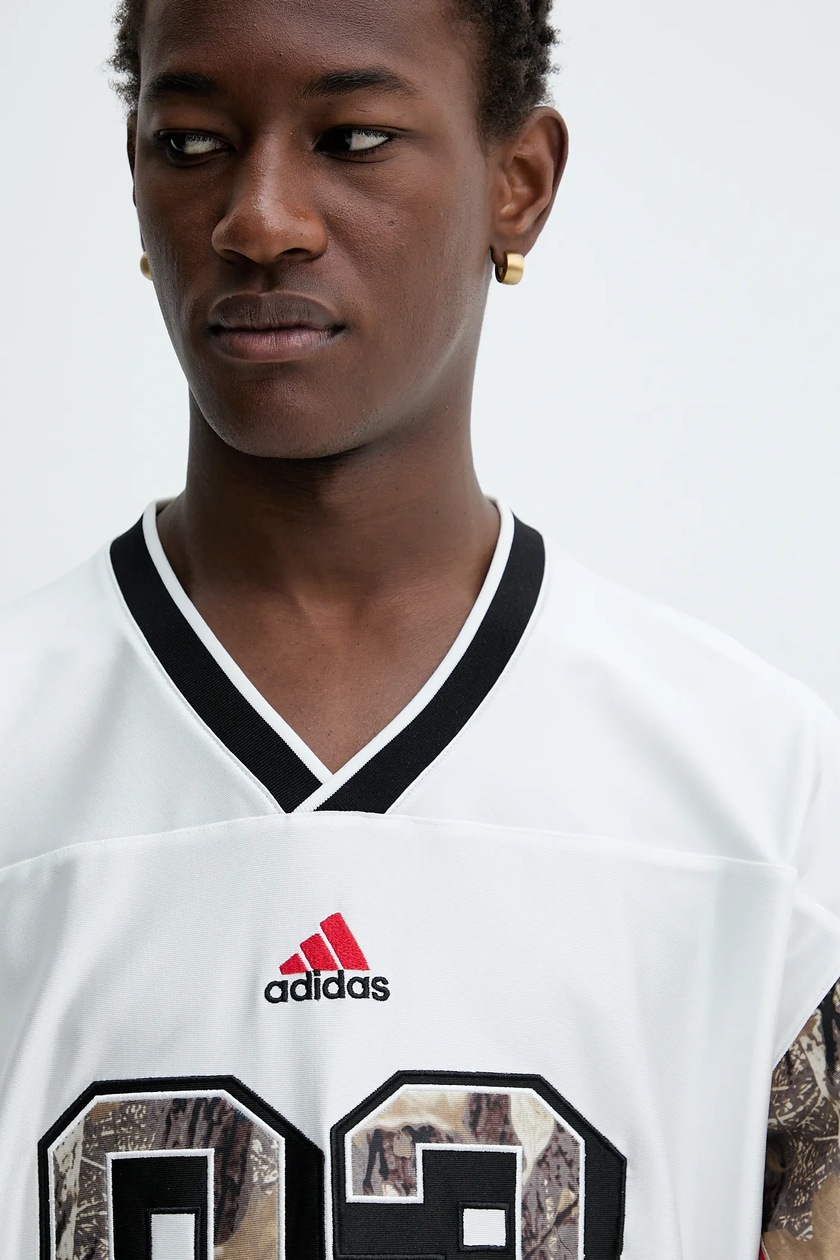 adidas Originals t-shirt OG Camo Fb Jers white color