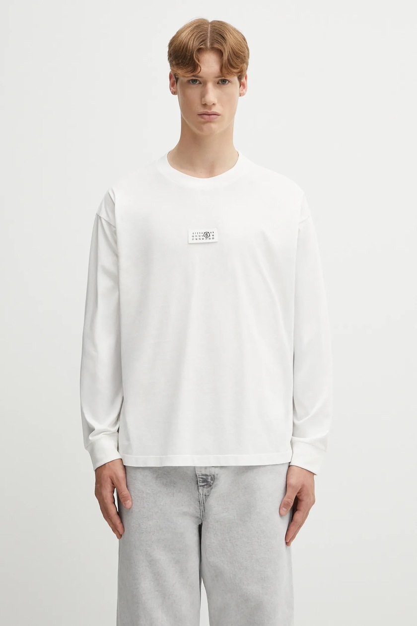 トップス mm6 MM6 Maison Margiela longsleeve bawełniany x MM6 Wardro kolor