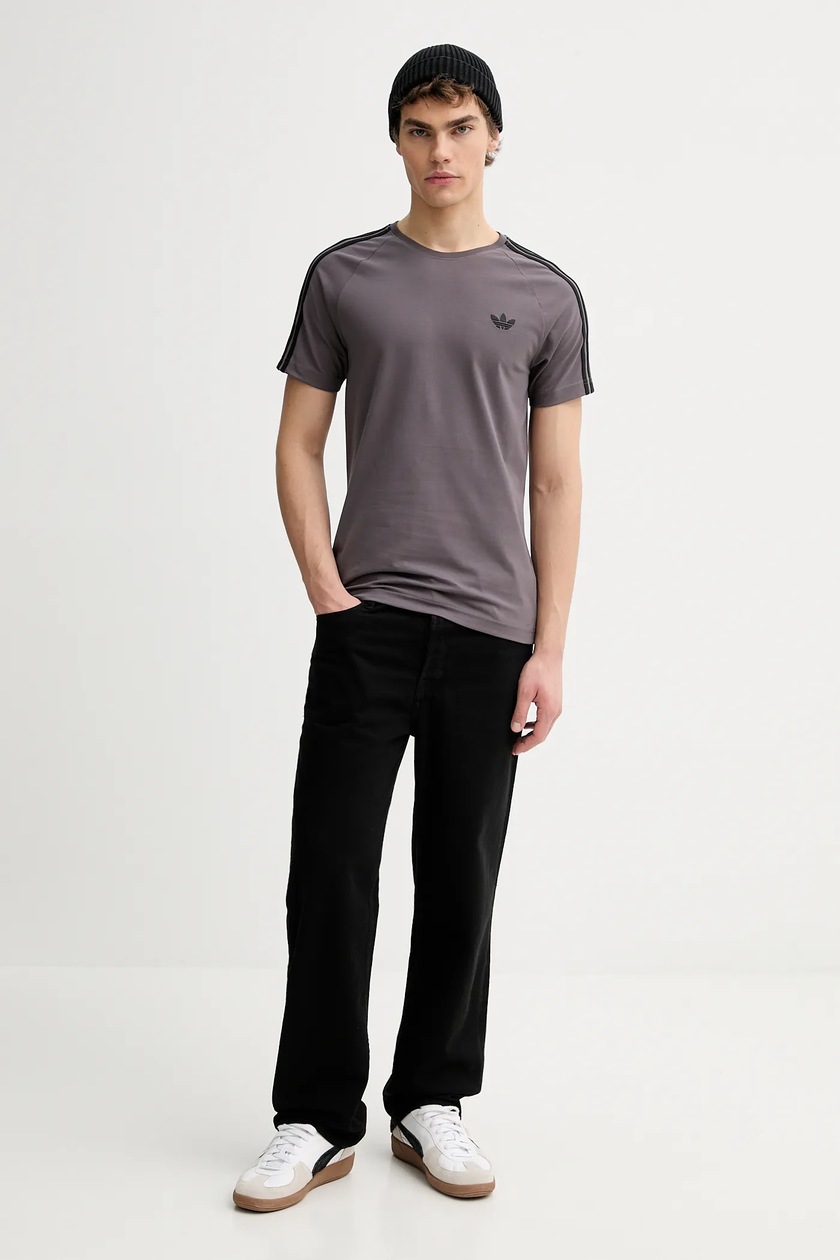 adidas Originals t-shirt Tight 3s męski kolor fioletowy z