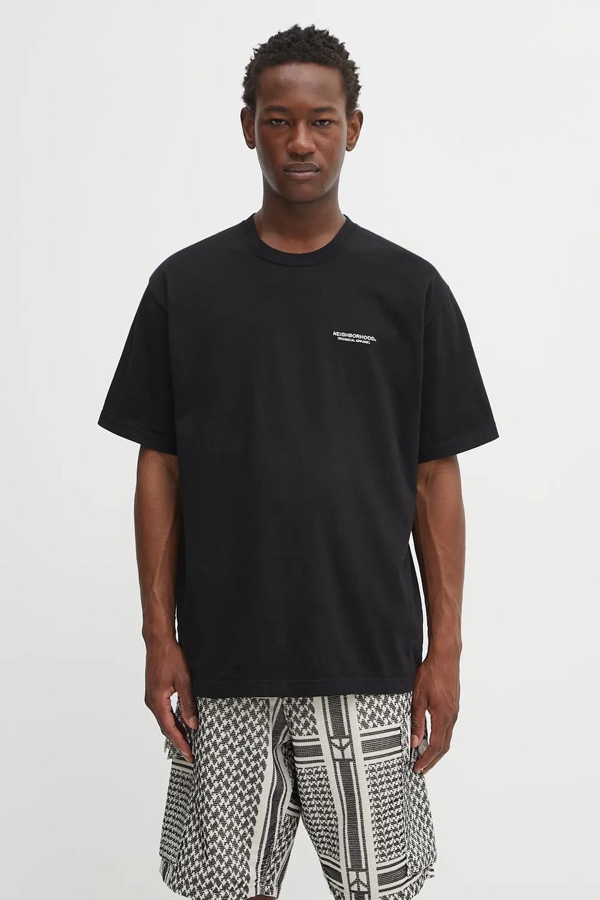 Neil Barrett cotton t-shirt Slim Cupid men's black color