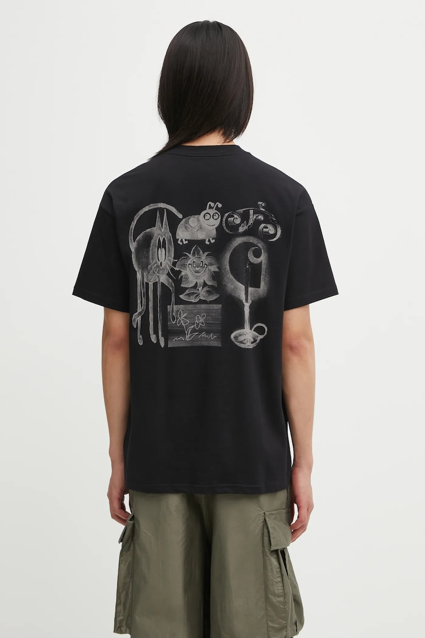 Carhartt WIP cotton T-shirt Script T-shirt black color at PRM US Carhartt WIP cotton T-shirt Script T-shirt black color at PRM US
